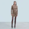 FROM FUTURE Abito Maglia lunga a maniche corte HotLeopard Fashion