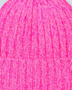 FROM FUTURE Berretto con Risvolto a Coste BrightPinkMou Store