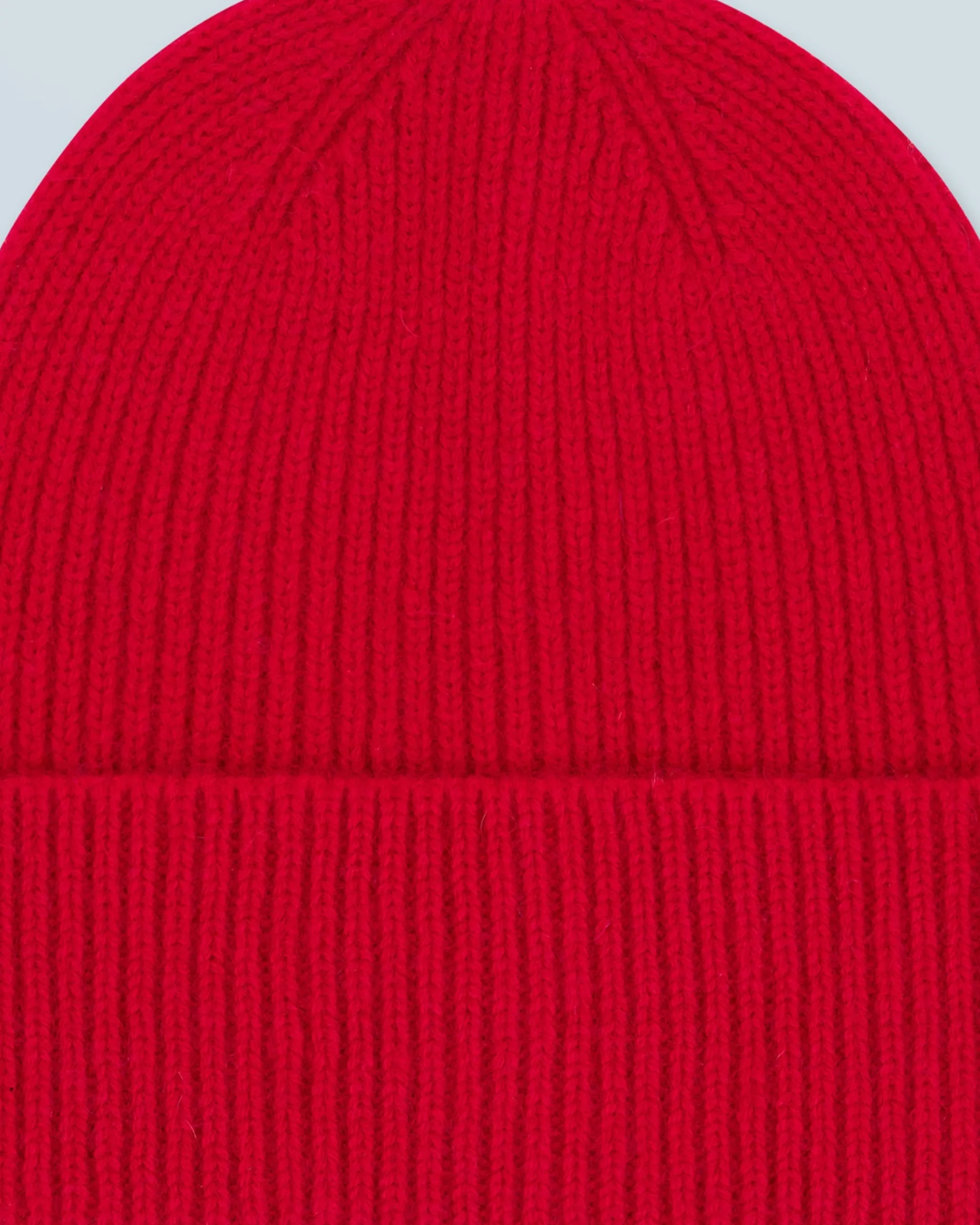 FROM FUTURE Berretto con Risvolto a Costine DarkRed Sale