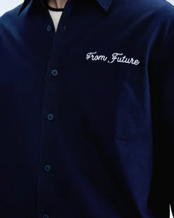 FROM FUTURE Camicia a maniche lunghe Popeline Shop