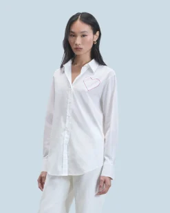 FROM FUTURE Camicia Maniche lunghe Bianco Outlet