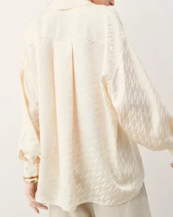 FROM FUTURE Camicia Maniche lunghe ChampagneJacquard Online