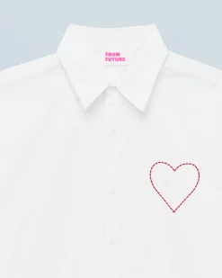 FROM FUTURE Camicia Maniche lunghe Bianco Outlet