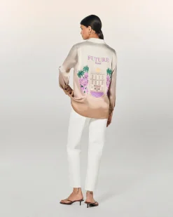 FROM FUTURE Camicia Maniche lunghe Cassie Ecrù Sale