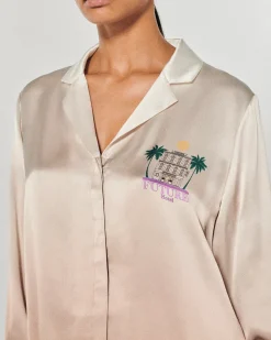 FROM FUTURE Camicia Maniche lunghe Cassie Ecrù Sale