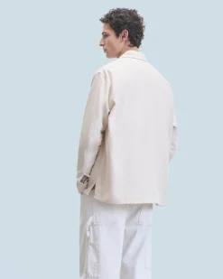 FROM FUTURE Camicia Maniche lunghe con Tasca Sabbiadeldeserto Sale