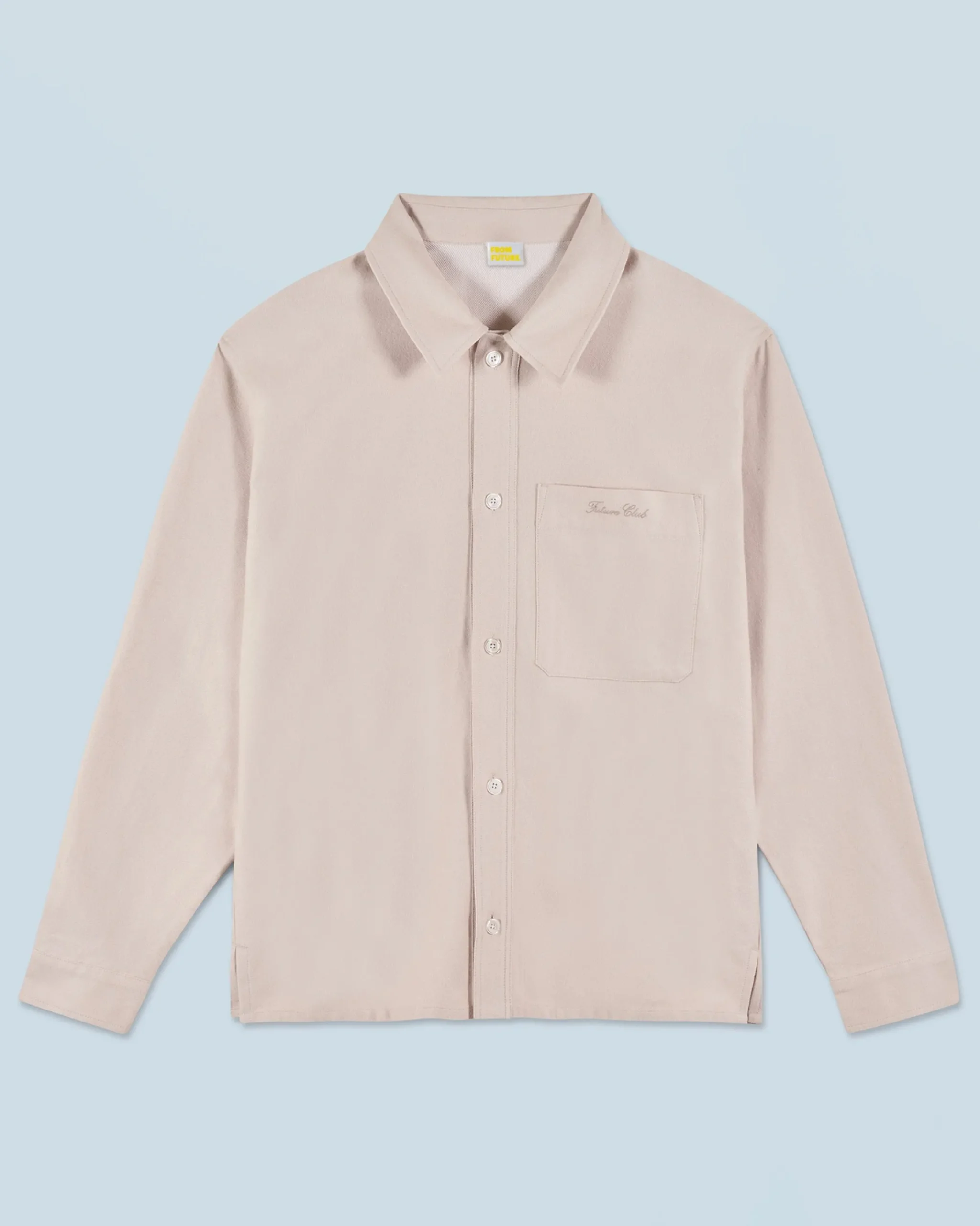 FROM FUTURE Camicia Maniche lunghe con Tasca Sabbiadeldeserto Sale