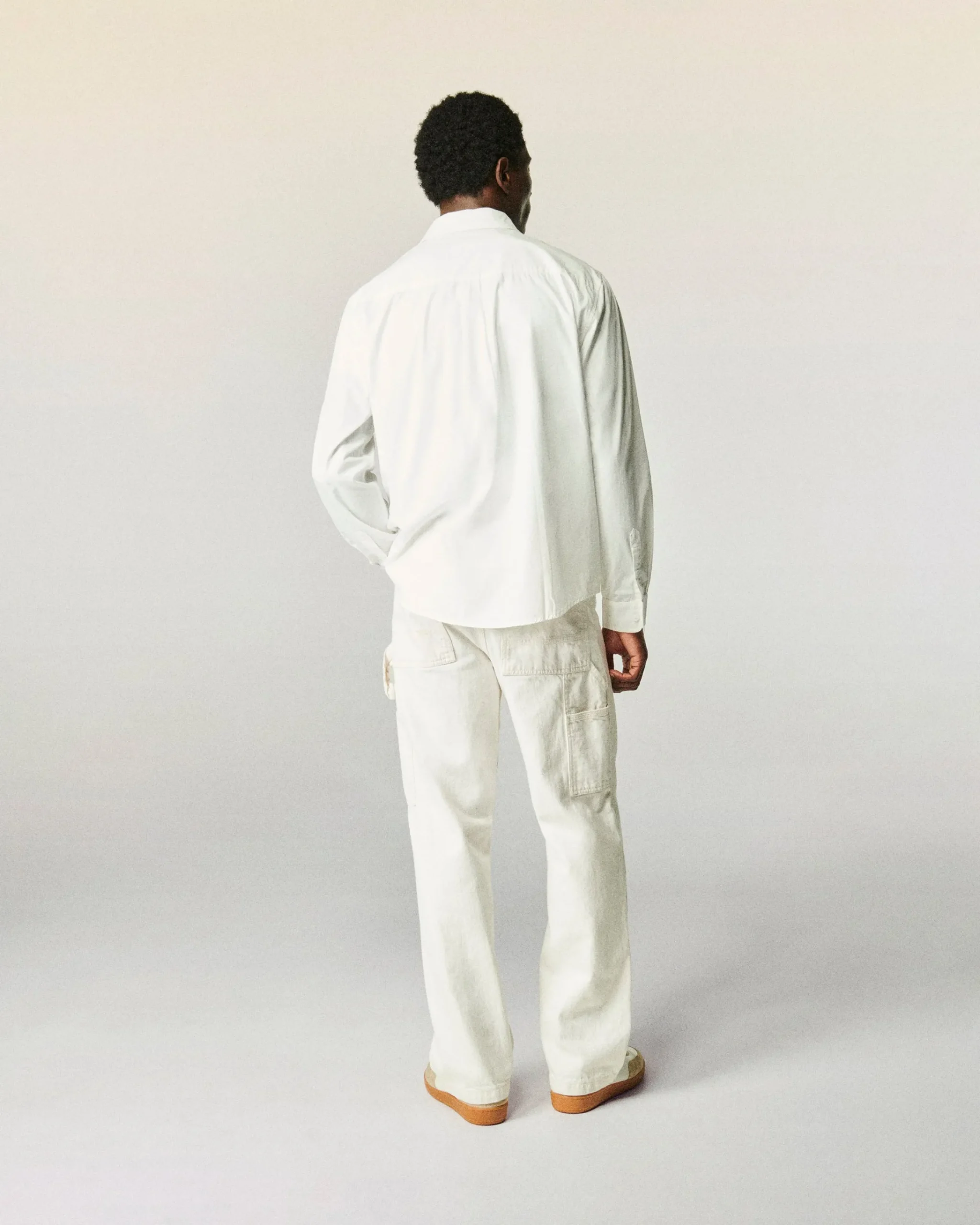 FROM FUTURE Camicia Maniche lunghe Popeline Bianco Discount