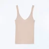 FROM FUTURE Canotta a Coste Tinta unita LightBeige Shop