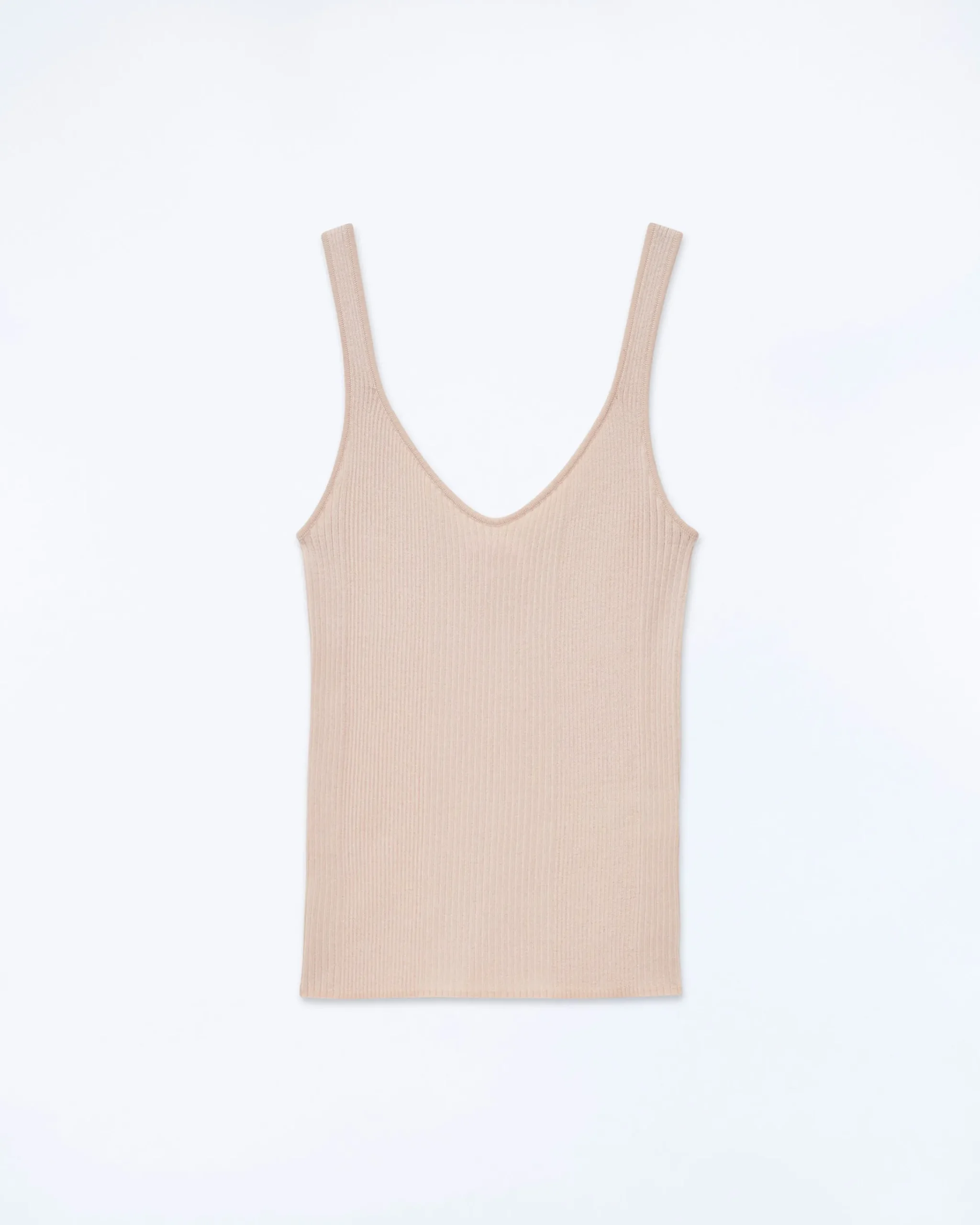 FROM FUTURE Canotta a Coste Tinta unita LightBeige Shop