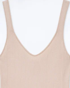 FROM FUTURE Canotta a Coste Tinta unita LightBeige Shop