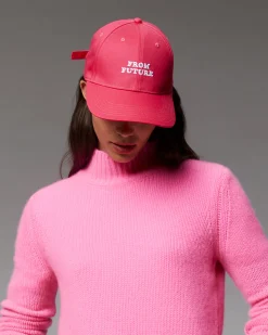 FROM FUTURE Cappellino con Visiera curva Logo Rosafluo Shop