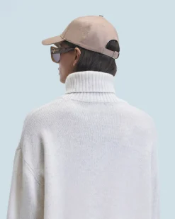 FROM FUTURE Cappellino con Visiera curva Cuore ricamato Taupe Outlet