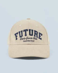 FROM FUTURE Cappellino con Visiera curva Velluto a Coste Sabbiadeldeserto Discount