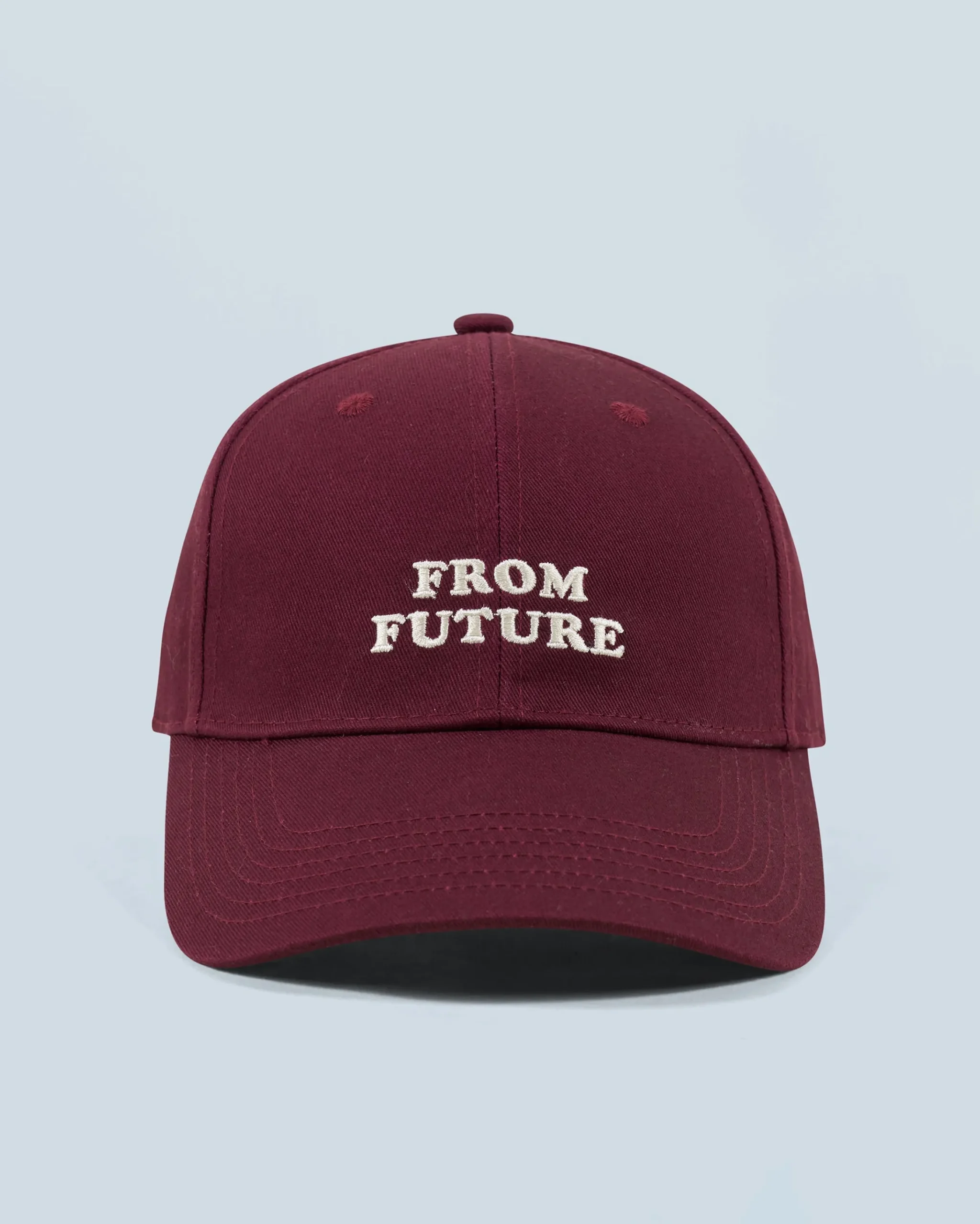 FROM FUTURE Cappellino con Visiera curva Burgundy Flash Sale