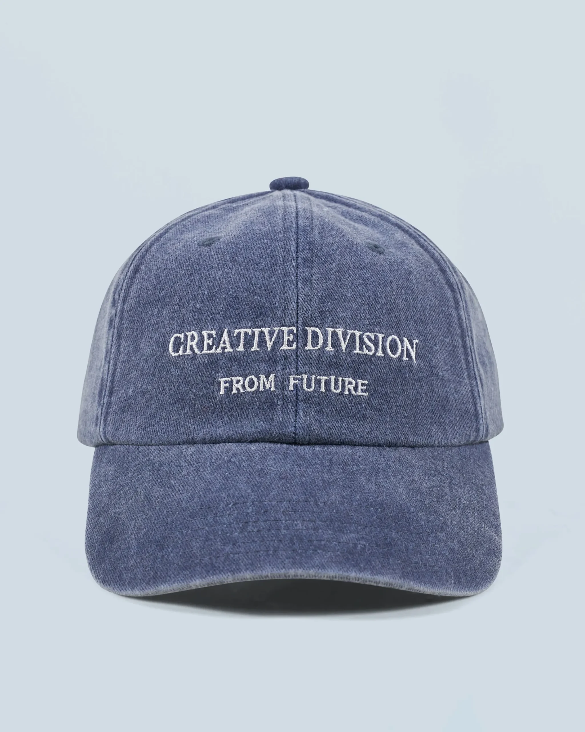 FROM FUTURE Cappellino con Visiera curva Creative Division WashedGreyBlue Store