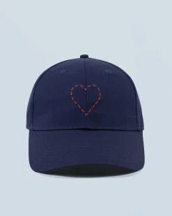 FROM FUTURE Cappellino con Visiera curva Cuore ricamato MarinaMilitare Discount