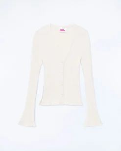 FROM FUTURE Cardigan-maglione Ecrù Best