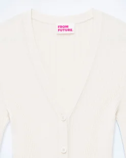 FROM FUTURE Cardigan-maglione Ecrù Best
