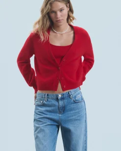 FROM FUTURE Cardigan-pullover HotRed Discount