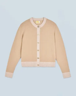 FROM FUTURE Cardigan-pullover Beige Best