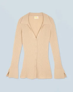 FROM FUTURE Cardigan-pullover Beige Outlet
