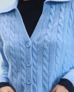 FROM FUTURE Cardigan-pullover a Coste FairyBlue Hot