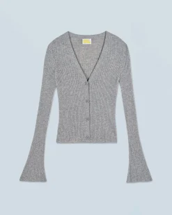 FROM FUTURE Cardigan-pullover Seconda pelle Grigioericascuro Best Sale