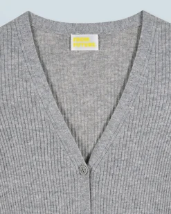FROM FUTURE Cardigan-pullover Seconda pelle Grigioericascuro Best Sale