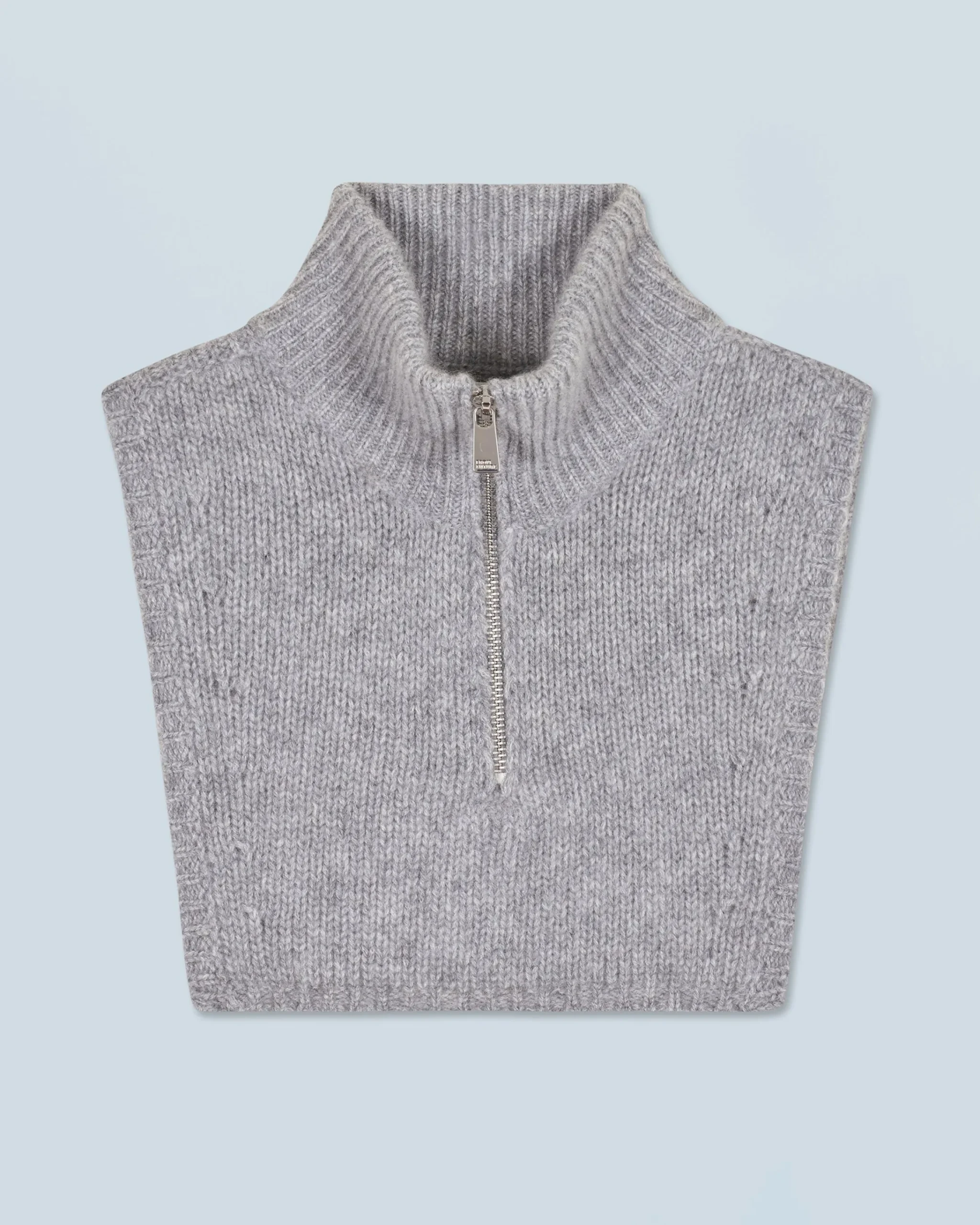 FROM FUTURE Collo alto con zip Grigioericascuro Clearance
