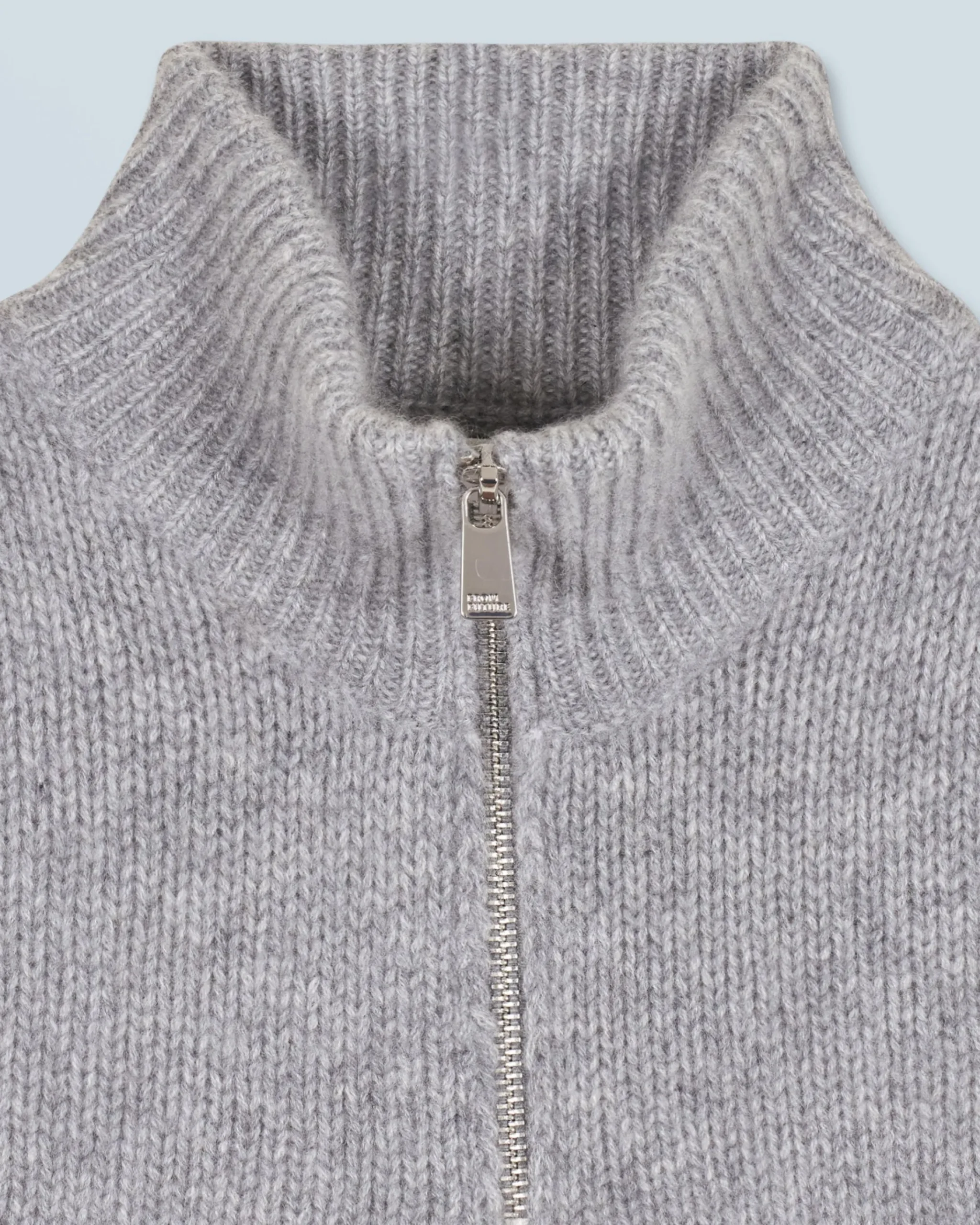 FROM FUTURE Collo alto con zip Grigioericascuro Clearance