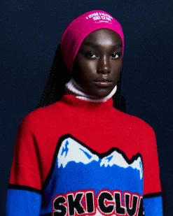 FROM FUTURE Fascia per le orecchie Ski Club WinterFuschia Fashion