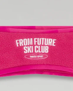 FROM FUTURE Fascia per le orecchie Ski Club WinterFuschia Fashion