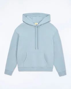 FROM FUTURE Felpa con Cappuccio GreyBlue Best Sale