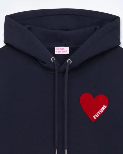 FROM FUTURE Felpa con Cappuccio Cuore MarinaMilitare Store