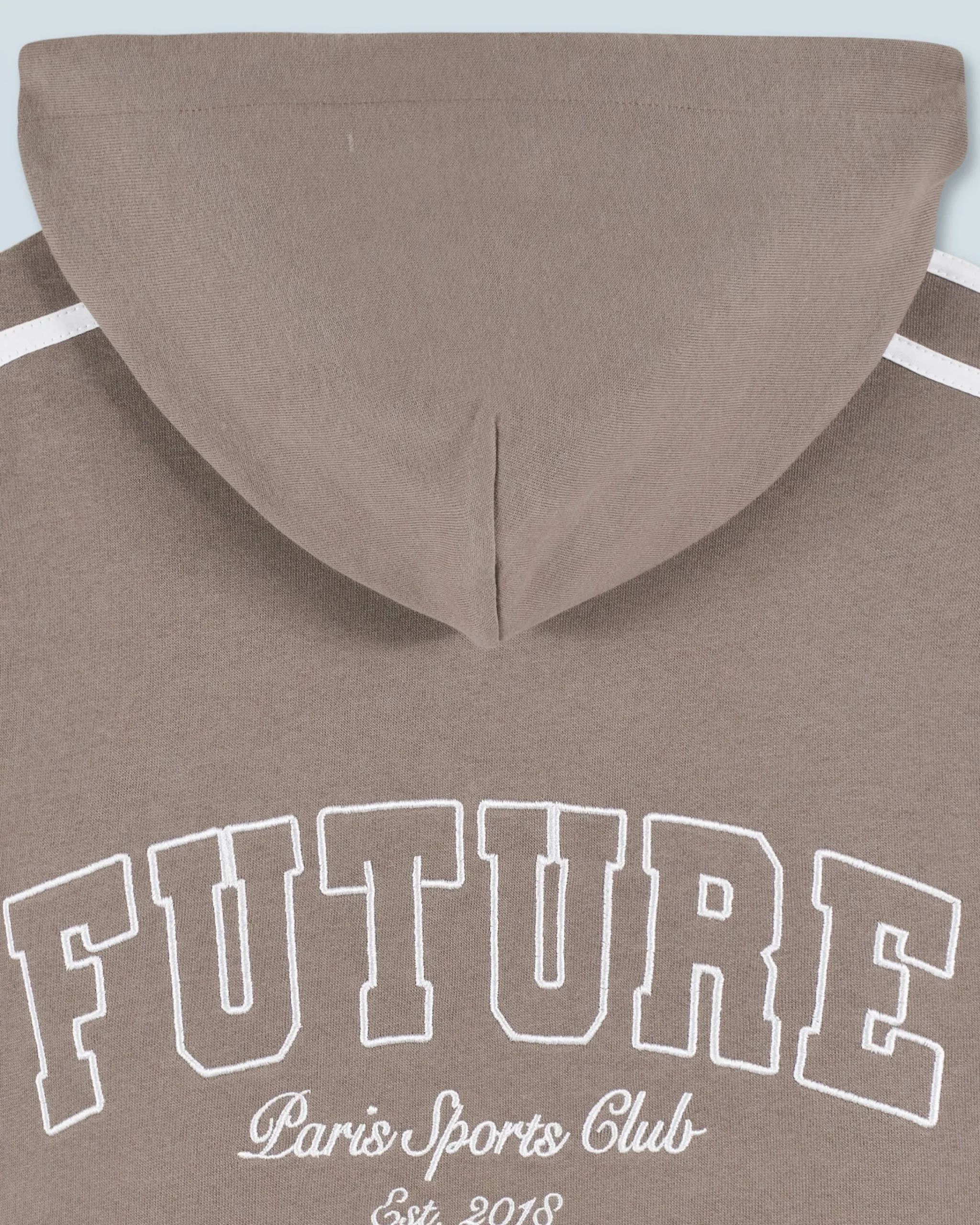 FROM FUTURE Felpa con Cappuccio Future Taupe Discount
