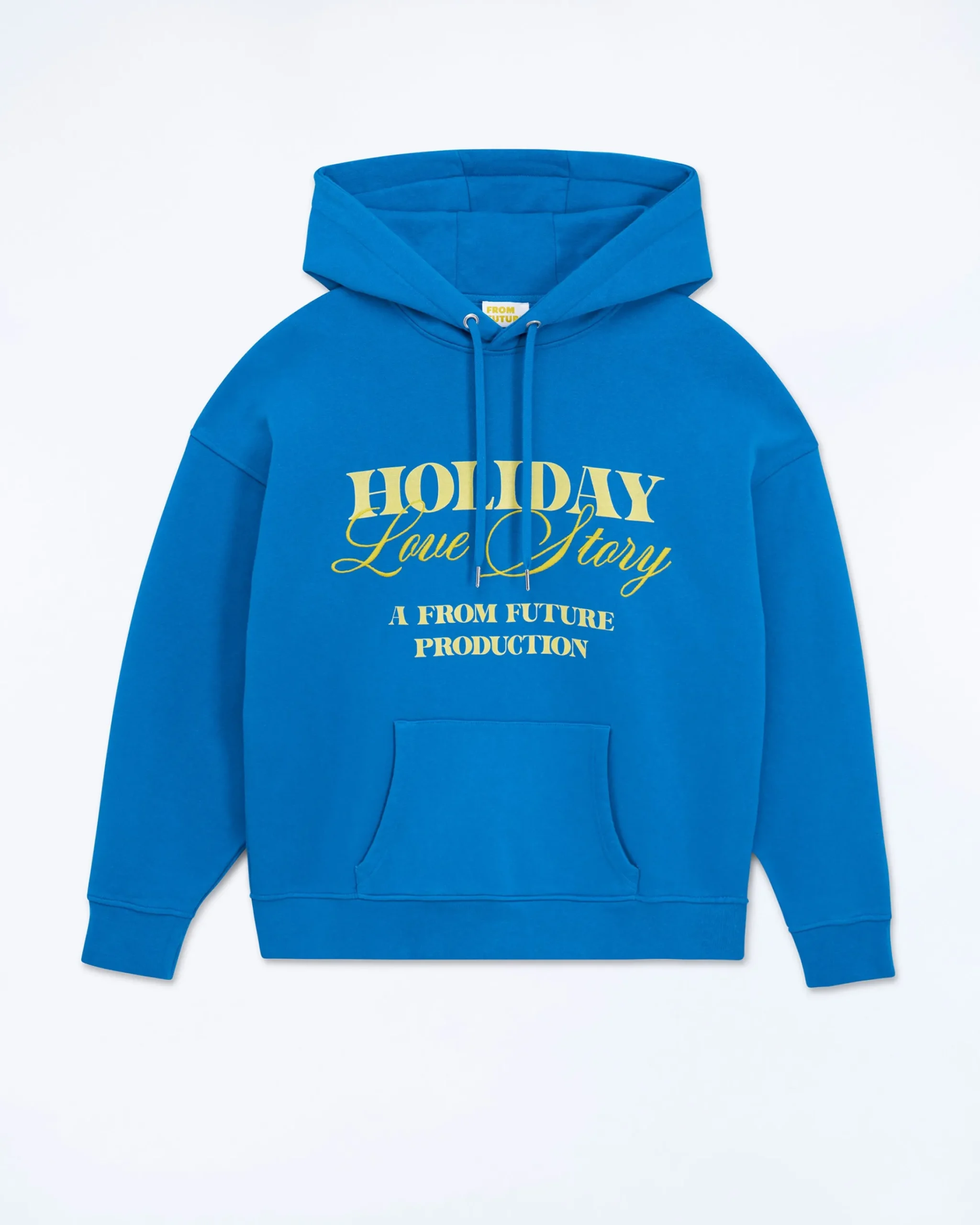 FROM FUTURE Felpa-maglione con Cappuccio SurfBlue Fashion