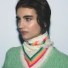 FROM FUTURE Foulard Regular Banda multicolore Ecrù Clearance
