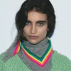 FROM FUTURE Foulard Regular Banda multicolore Grigioericascuro Online