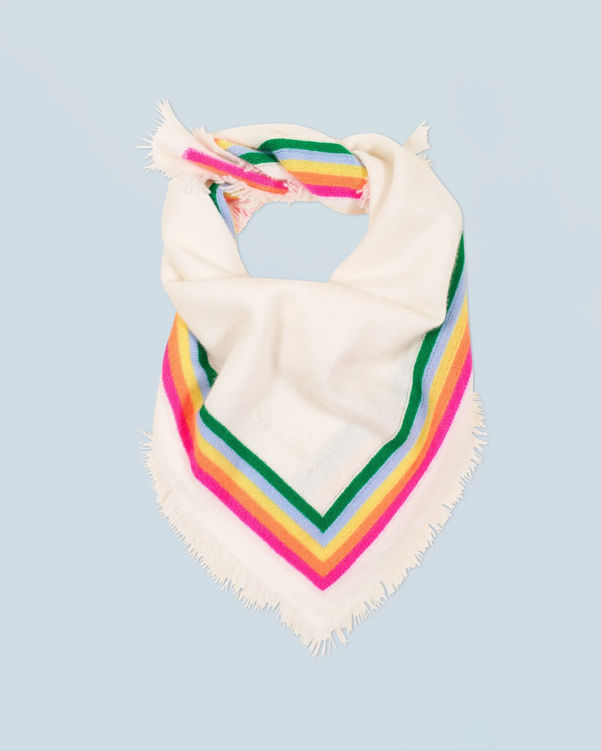 FROM FUTURE Foulard Regular Banda multicolore Ecrù Clearance