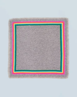 FROM FUTURE Foulard Regular Banda multicolore Grigioericascuro Online