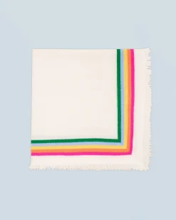 FROM FUTURE Foulard Regular Banda multicolore Ecrù Clearance