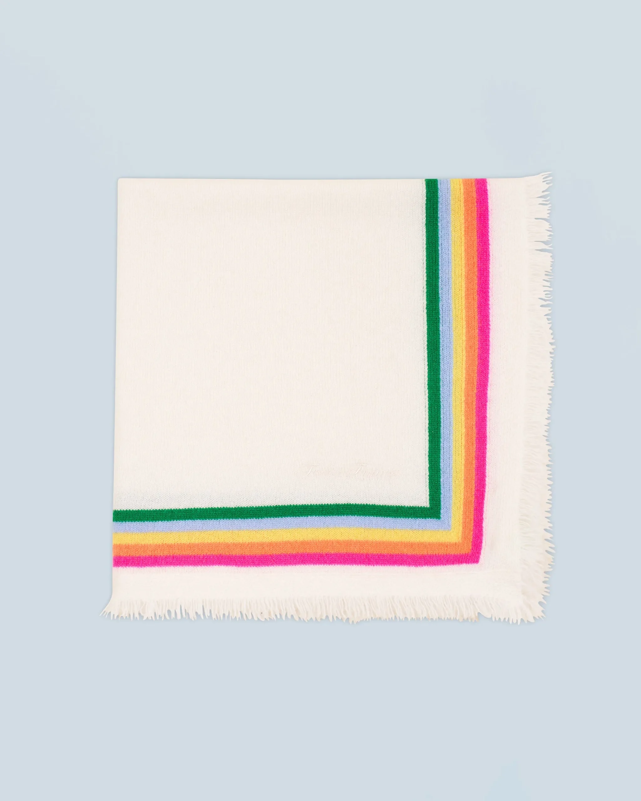 FROM FUTURE Foulard Regular Banda multicolore Ecrù Clearance