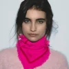 FROM FUTURE Foulard Regular Bicolore Fuschiainvernale Sale