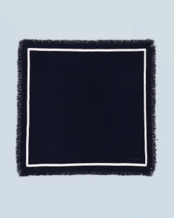 FROM FUTURE Foulard Regular Bicolore MarinaMilitare Cheap