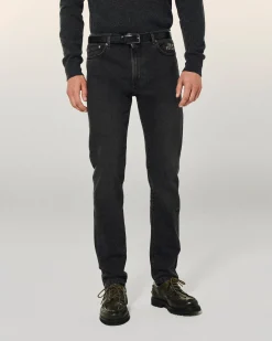 FROM FUTURE Jacob Jean Slim Fit WashedBlack Cheap