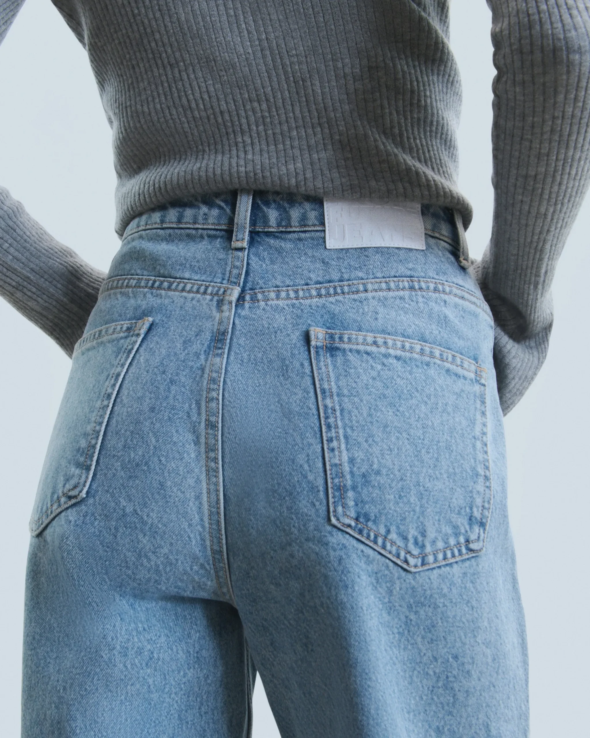FROM FUTURE Jamie Jean Straight Cut LightBlue Fashion