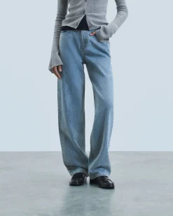 FROM FUTURE Jamie Jean Straight Cut LightBlue Fashion