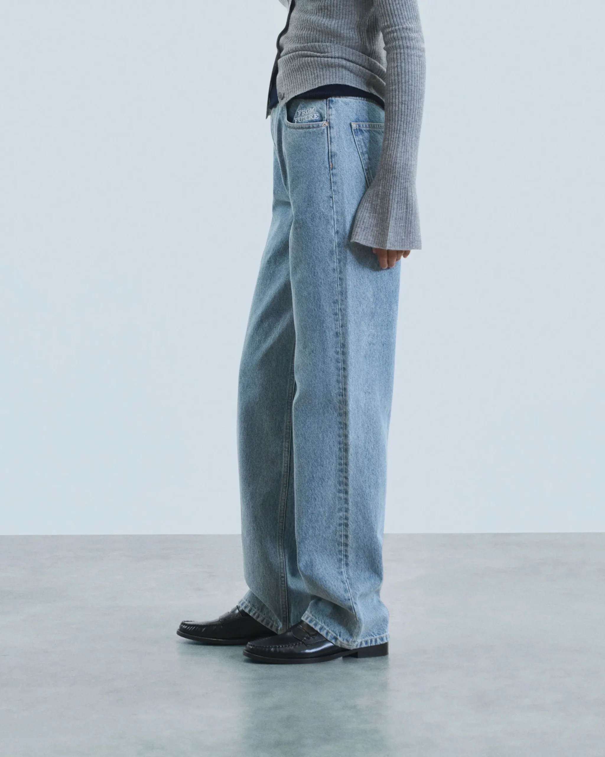 FROM FUTURE Jamie Jean Straight Cut LightBlue Fashion