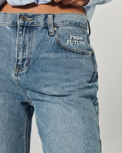 FROM FUTURE Jean Jackie MediumBlue Best Sale
